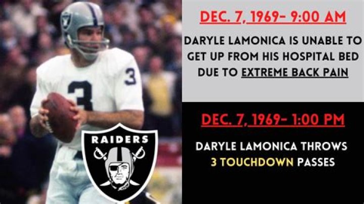 Daryle Lamonica cause of death, age, wife, children, net worth |