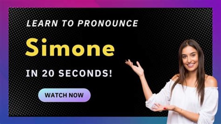 PulseDash | How to pronounce simone