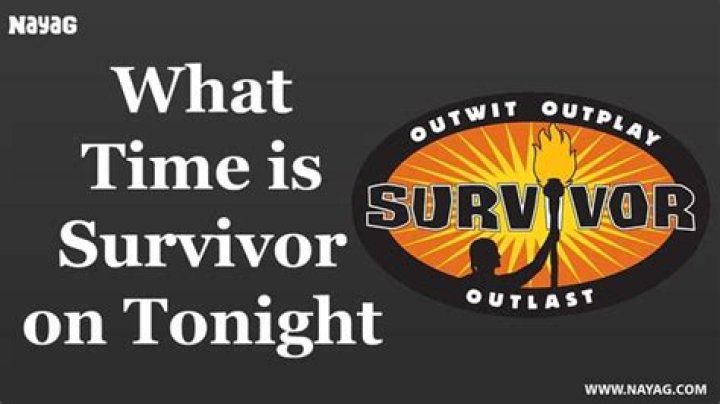 "What Time Is Survivor On Tonight What"